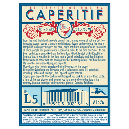Caperitif Cape aperitif by AA Badenhorst Family Wines