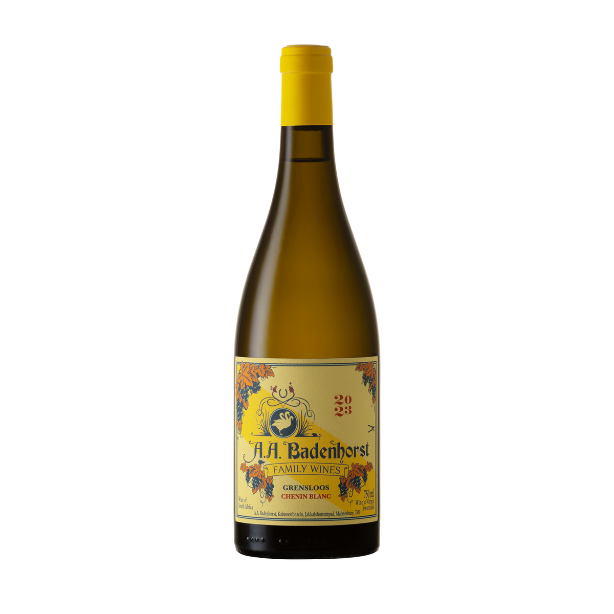 AA Badenhorst Grensloos Chenin Blanc