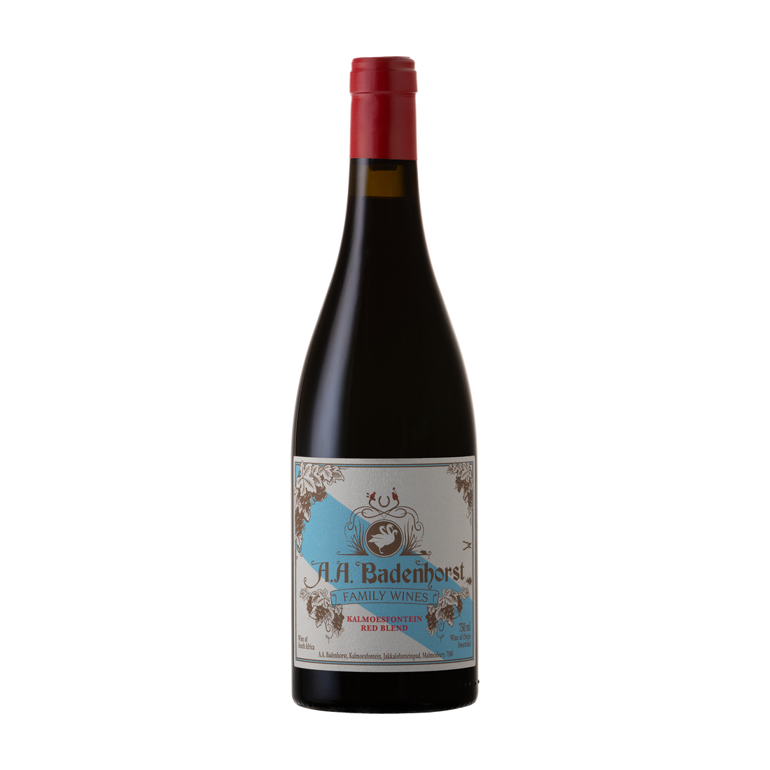 Bottle of Kalmoesfontein Red by AA Badenhorst Family Wines