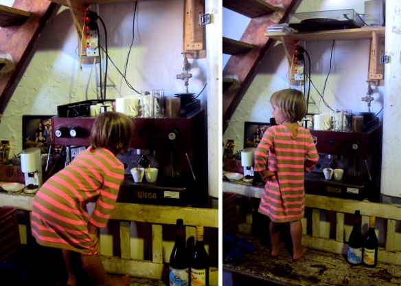 Barista in training: